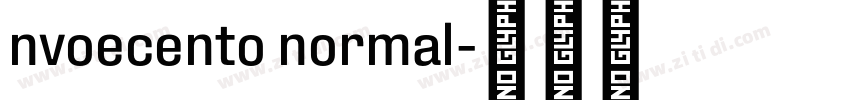 nvoecento normal字体转换